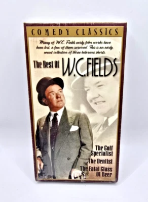 The Best of W.C. Fields [VHS Movie Tape] Dentist Golf Specialist Fatal Beer NEW - Image 1 of 3