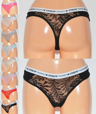 Damen Höschen String/Tanga/Slip durchsichtig Unterwäsche  Dessous Gr. L/XL/XXL - Bild 1 von 3
