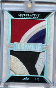 2019 Leaf Superlative Trouvaille Dual Player Dual Patch  1/1 Hasek -Patrick Roy