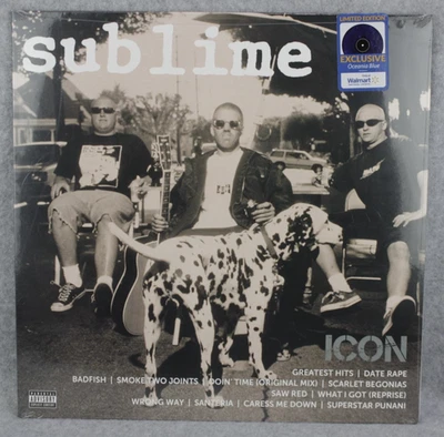 Sublime  Icon LP Album Oceania Blue Color Vinyl Walmart Exclusive Sealed Limited - Image 1 of 4