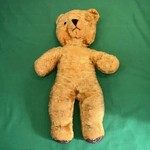 ANTIKER VINTAGE 50er Jahre großer goldener Teddybär 19” - Bild 1 von 9