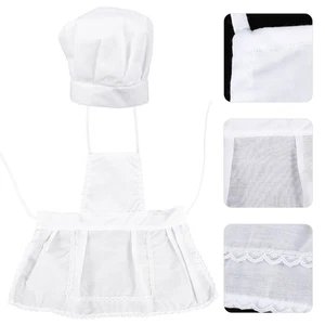 Grembiule Cappello Chef Set Bambino Bambina Cucina Cucina Bambini Grembiuli per Bambine - Foto 1 di 12