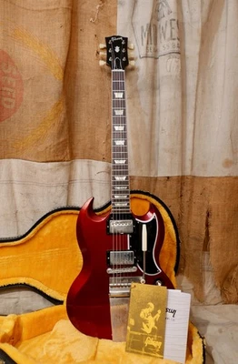 Gibson Custom Shop Murphy Lab ‘64 SG Standard 2023 - Sparkling Burgundy Metallic - Image 1 of 4