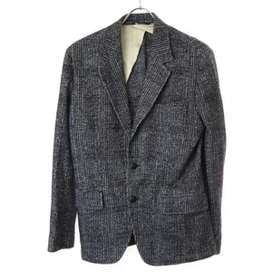DOLCE & GABBANA G2AR0T COTTON WOOL 2B TAILORED JACKET GRAY 44 Used MESC-0 - Picture 1 of 6