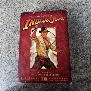 Indiana Jones Complete DVD Movie Collection THX Mastered 4-Disc Set Box Set - Picture 1 of 10