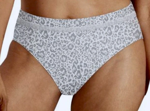 Braguita BALI One Smooth U Moderna Microfibra Gris Leopardo Corte Alto NUEVA Mujer Talla XL 8 Foto 1 de 4