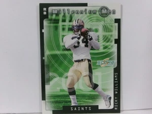 Ricky Williams #MM28 2001 Score Millennium Men #/1000 - Picture 1 of 2