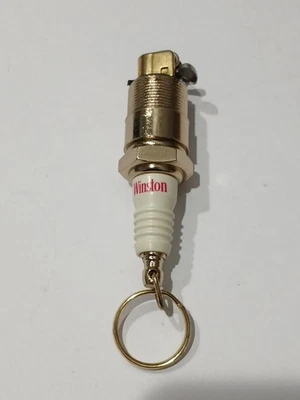 Llavero encendedor vintage Winston bujía novedad nuevo en caja coleccionable bonito nuevo Foto 1 de 4