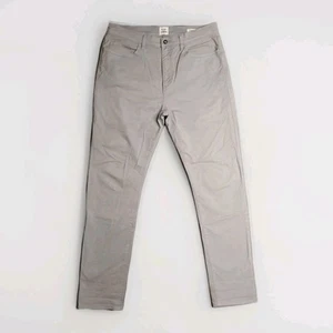 Flint And Tinder Pants Mens 34x34 Tapered Gray Chino Casual Huckberry EUC - Picture 1 of 11