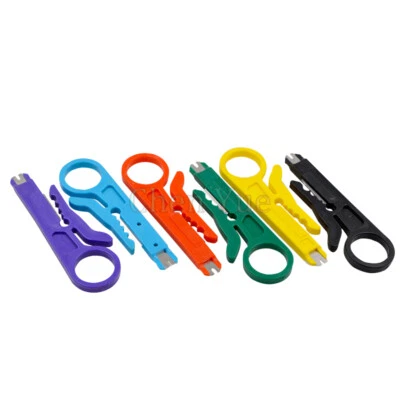 6 Colors Hand Tools Stripping Line Wire Cutter Wire Stripper Wiring Pliers  - Image 1 of 4