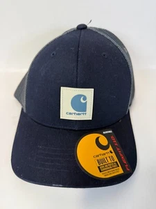 Carhartt Blue & Gray Mesh Snapback Rugged Flex Twil Flexfit 110 New Cap Mütze - Bild 1 von 5