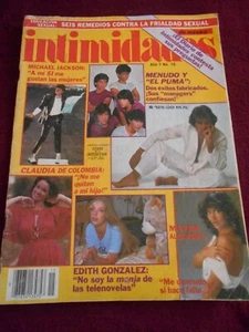 INTIMIDADES magazine CLAUDIA DE COLOMBIA EDITH GONZALEZ MENUDO EDGARDO DIAZ 80s - Picture 1 of 12