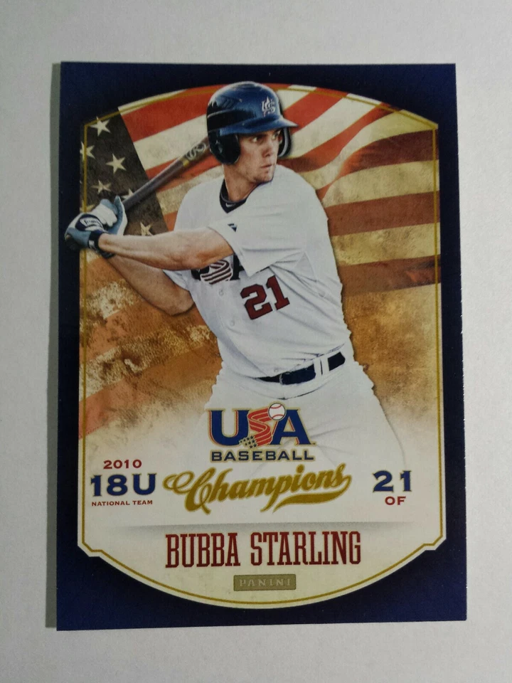 BUBBA STARLING 2013 PANINI USA BASEBALL CHAMPIONS CARD # 100 C3022 - Image 1 of 1