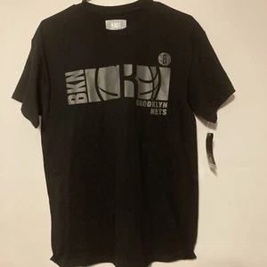 Brooklyn Nets Mens Black T-Shirt Size Medium NBA Basketball - Picture 1 of 4