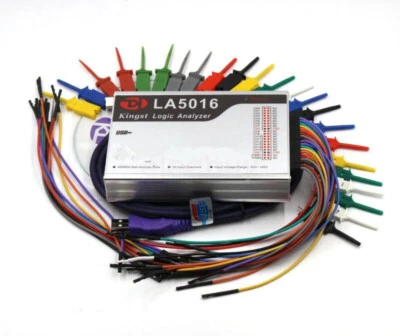 New USB Logic Analyzer LA5016 PC 16 Channel 500MHz Max Sample Rate PWM Kingst - Image 1 of 4