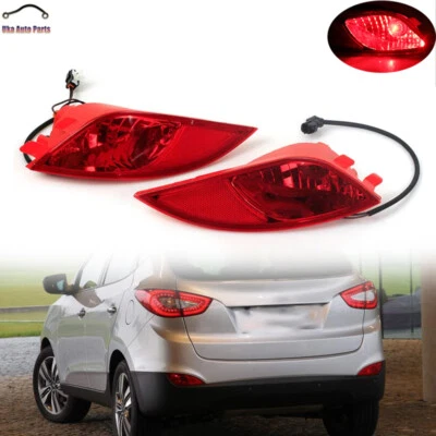 Pair Rear Brake Light Tail Turn Signal Reflector Lamp For Hyundai IX35 2010-2015 — 第 1/4 张图片