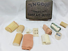 Vintage Ingot Home Car First Aid Outfit Tin All British & Contents