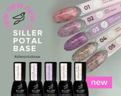 Siller Professional Potal Base Coat LED UV Rubber Base Coat Gel Nagellack - Bild 1 von 2