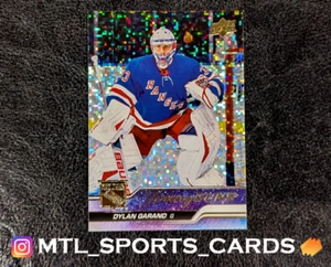 2023-24 Upper Deck #722 Dylan Garand Young Guns Speckled Rainbow Foil Rookie - Picture 1 of 2