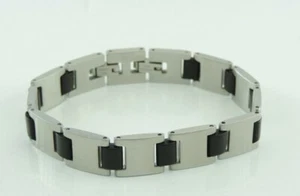 Edelstahl Herrenarmband 19 cm - Picture 1 of 4