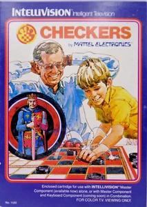 INTELLIVISION -- CHECKERS (MATELL ELECTRONICS) #U.S. RELEASE - Picture 1 of 9