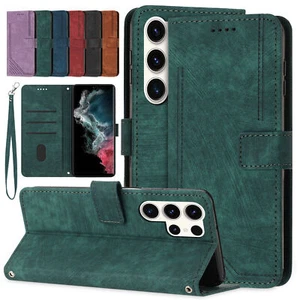 Leather Card Wallet Flip Phone Case For Samsung S23 Ultra S22 S21 S20 FE Note 20 - Picture 1 of 86