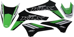 Factory Effex Evo Series Kit Grafico Sindone per Kawasaki KLX110R 2021-2022 - Foto 1 di 1
