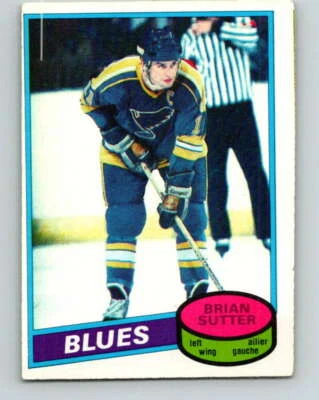 1980-81 O-Pee-Chee #244 Brian Sutter  St. Louis Blues V39549 - Image 1 of 2