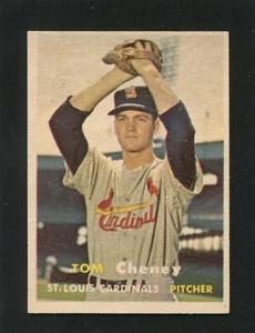 #359 Tom Cheney, Cardinals - 1957 Topps: NM, o/c, Pack Fresh 220299 - Bild 1 von 3