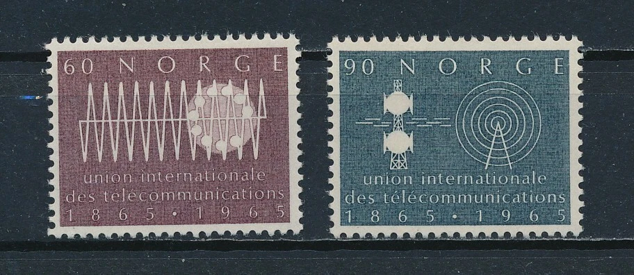 Norway   471-2 MNH, ITU, 1965  - Image 1 of 1