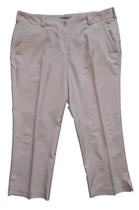 Nike Golf Tour Performance Dri-Fit Beige Pants Women’s Size: 10 - FAST SHIP - Picture 1 of 6