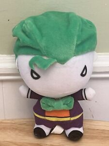 Toy Factory Justice League Joker Superhero Plush Toy Green Haired HTF