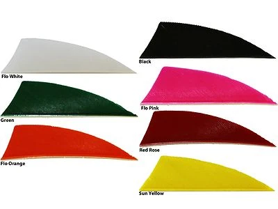 Gateway Feathers 2" Rayzr R/W 100pk Mix Black Red Pink Orange Green Yellow White - Image 1 of 4
