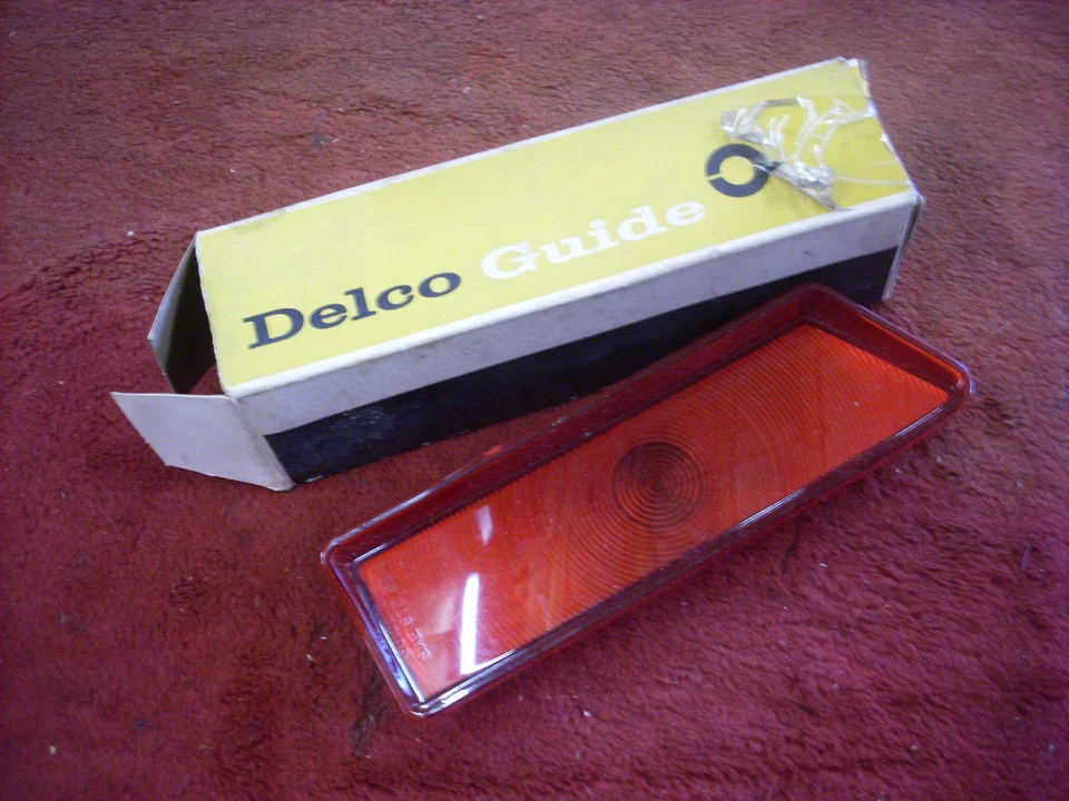 NOS 1962 Pontiac Bonneville Catalina Delco Tail Lamp Light Lens LH  Part 5953384 - Image 1 of 1