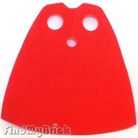 Lego Star Wars Minifigure Standard Cape Cloth 10188 - Red - NEW