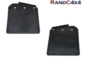 Land rover Defender Mud Flaps Front  With Brackets 90 110 130 K168 - Picture 1 of 5