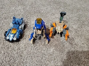 3 Vtech Switch n go Triceratops Scorpion Raptor Dino Cars Transformer Sound  - Picture 1 of 5