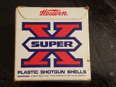 Vintage Western Super X Shotgun Shells Box Empty 12 Gauge 25 Shells - Image 1 of 4