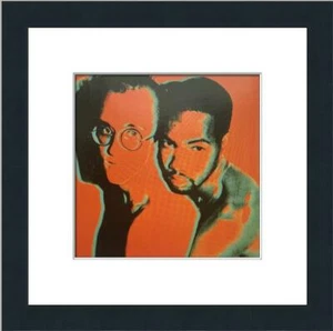 Estampado de Andy Warhol Keith Haring y Juan Dubos Galería Personalizada enmarcada - Imagen 1 de 2