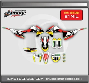 ktm 125,250,350,450 2016-2018 GRAPHICS set sx xc xcf, xcw exc 2017-19 - Picture 1 of 1