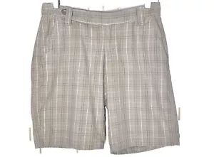 The North Face Damengröße 4 kariert Mendocino Freizeitshorts Golf Wandern khaki - Bild 1 von 9