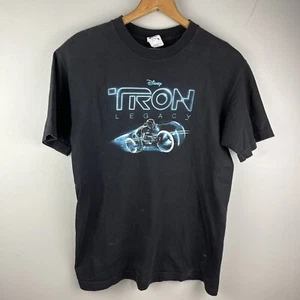 2010 Disney Tron Legacy Film Promo schwarzes T-Shirt Erwachsene M - Bild 1 von 6