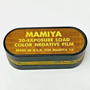 Mamiya 20-exposure Load Color negative film empty plastic box w/sticker USA roll - Picture 1 of 7