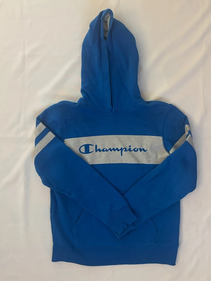 SUDADERA CON CAPUCHA CHAMPION PARA NIÑOS, TALLA GRANDE, ELIGE UN COLOR Foto 1 de 1