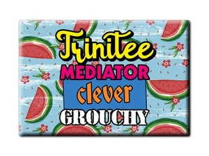 Trinitee Kühlschrankmagnet Name mit Adjektiven I Love Geschenkidee - Bild 1 von 7