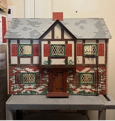 Casa de muñecas Keystone of Boston vintage años 40 escala 1:12 rara. Excelente estado. Foto 1 de 4