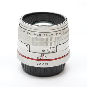 PENTAX HD DA35mm F/2.8 Macro Limited Silver -Near Mint- #237 - Picture 1 of 12