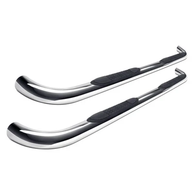 For Toyota Tacoma 05-23 SteelCraft 230907 3" Cab Length Polished Round Side Bars — 第 1/4 张图片