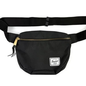 Herschel Supply Co Bolso Cinturón Paquete Cintura Bandolera Negro Lona Nuevo - Imagen 1 de 10