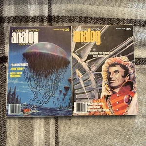 Science Fiction Analog Science Fact Vintage Magazine Publications 1979 Herbert - Picture 1 of 12